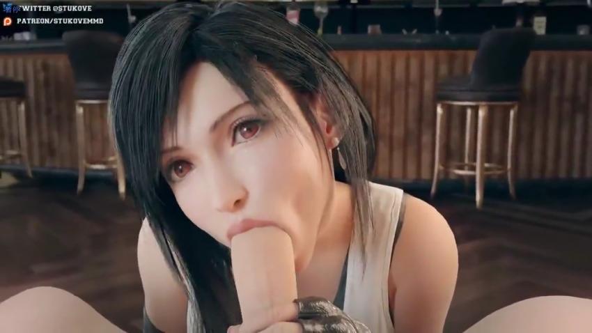 3D蒂法痴迷鸡巴,最终幻想激情诱惑